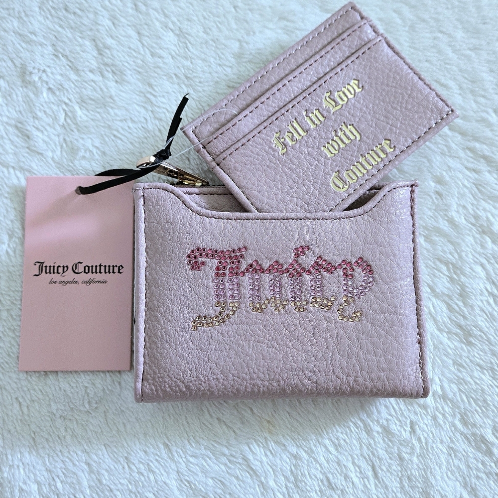 Juicy🍊 Couture "Breaking The Rules" Bifold✌️ Wallet With Pullout Card💳 Case - Picture 1 of 16
